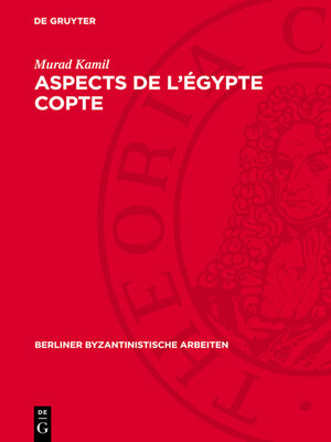 cover image of Aspects de L'Égypte Copte